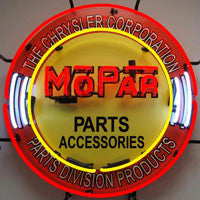 Mopar Circle Neon Sign