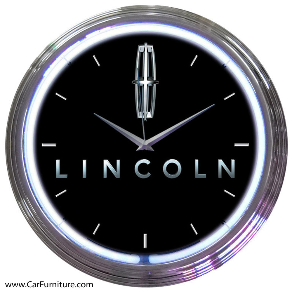 Ford Lincoln Neon Clock