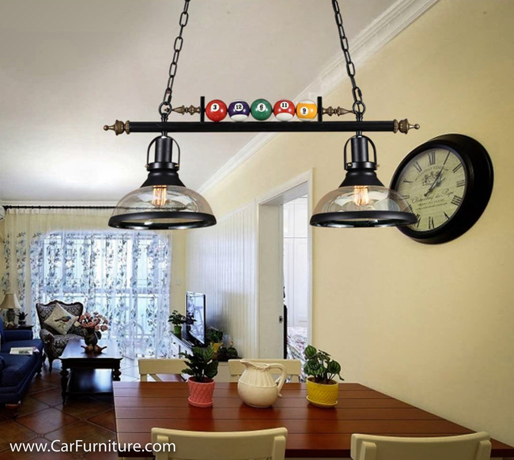Vintage discount billiard light