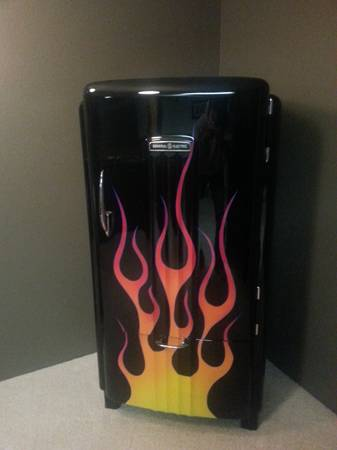 Classic Flaming Fridge