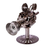 Collectible Auto-Parts Film Projector - Movie Theater Sculpture