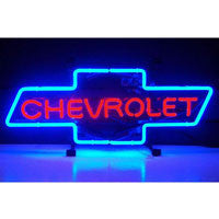 GM Cheverolet Bowtie Neon Sign
