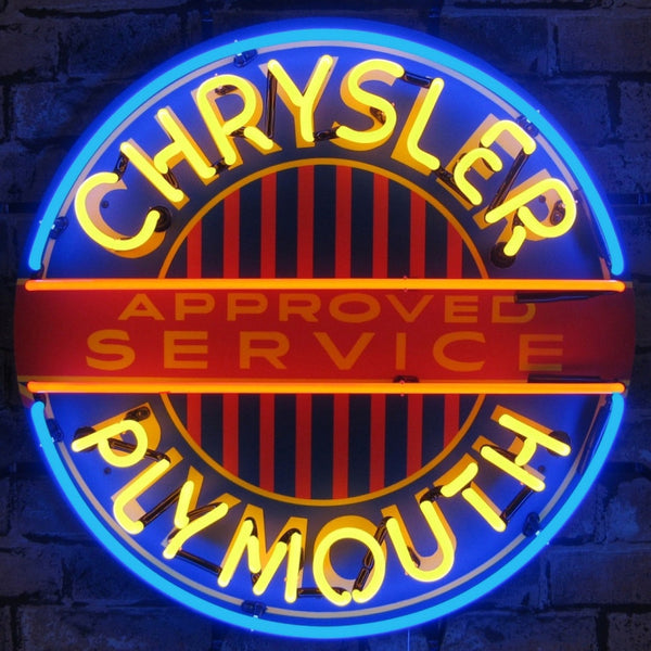 Chrysler Plymouth Neon Sign – CarFurniture.com