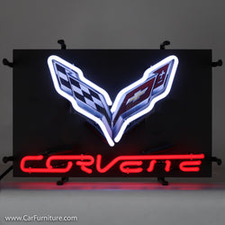 Chevy Corvette C7 Small Neon Sign