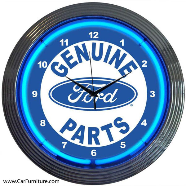 New Ford with Wings Double-Sided Porcelain Neon Sign 16 FT W