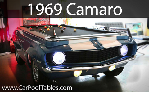 Camaro - 1969 SS & z28 Pool Table