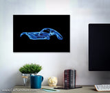 Bugatti Atlantic Blue Canvas Art