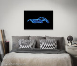 Bugatti Atlantic Blue Canvas Art