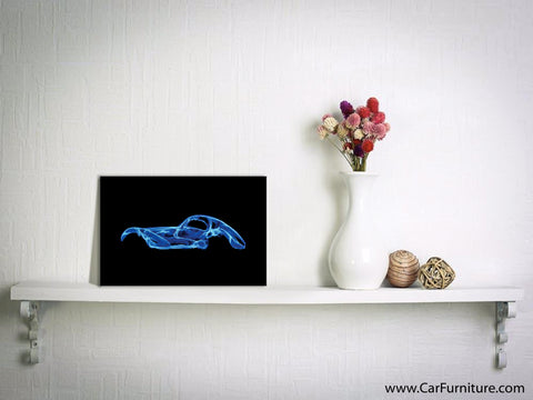Bugatti Atlantic Blue Canvas Art