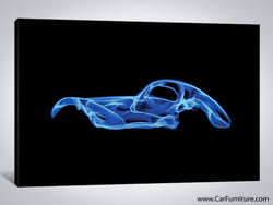 Bugatti Atlantic Blue Canvas Art