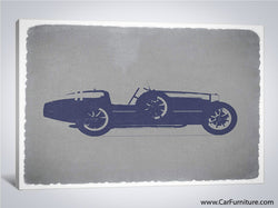 Bugatti Type 35 Silhouette Purple