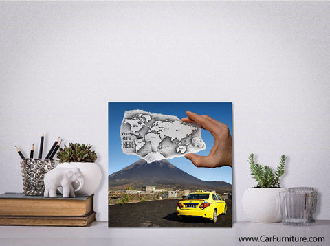 Camera vs Pencil 2 Canvas Art