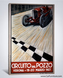 Circuit del Pozzo Italy 1927 Vintage Canvas Print