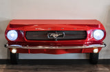 Ford Red Console Table Entertainment Center Front Bumper Close Up www.CarFurniture.com