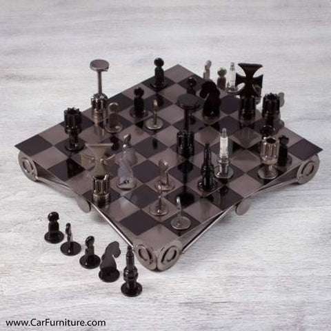 Reclaimed Auto Part Chess Set (Elevated) –