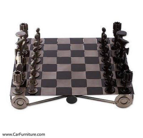 Reclaimed Auto Part Chess Set (Elevated) –