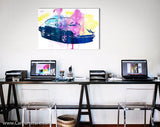 Emergency Watercolor Canvas Art