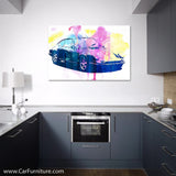 Emergency Watercolor Canvas Art