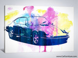 Emergency Watercolor Canvas Art