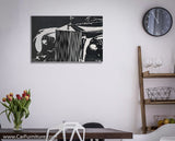 England's Best Modern Brushed Canvas Art