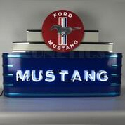 Marquee Ford Mustang Neon Sign
