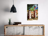 Gas Station on U.S. Route 66 Canvas Print