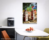 Gas Station on U.S. Route 66 Canvas Print