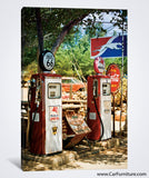 Gas Station on U.S. Route 66 Canvas Print