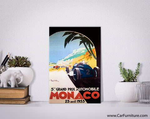 Grandprix Monaco 1933 Canvas Print