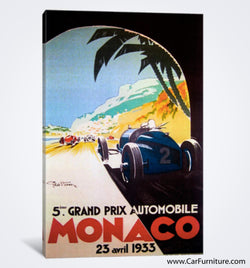 Grandprix Monaco 1933 Canvas Print