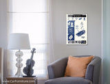 How to Build a Time Machine Blueprint Canvas Art