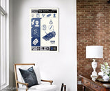 How to Build a Time Machine Blueprint Canvas Art