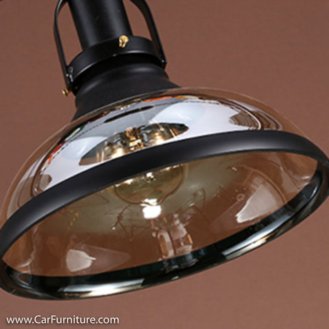 Industrial Vintage Edison Bulb Billiard Chandelier Pendant Light CarFurniture