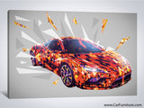 Light Speed Car Canvas Art