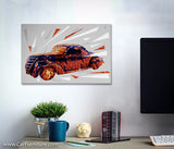 Midnight Vintage Cruiser Canvas Art