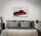 Midnight Vintage Cruiser Canvas Art