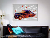 Midnight Vintage Cruiser Canvas Art