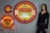 Mopar Large Red Neon Sign in Steel Can