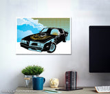 Muscle Car in the Sky Canvas Art