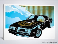 Muscle Car in the Sky Canvas Art