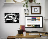 Police Car Modern Canvas Art