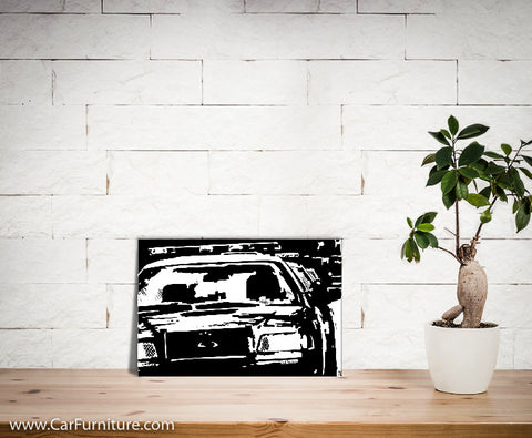 Police Car Modern Canvas Art