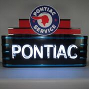 Marquee Pontiac Neon Sign