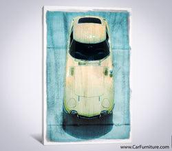 Prowling the Pavement Watercolor Canvas Art