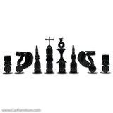 Reclaimed Auto Part Chess Set