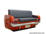 Red-1965-Ford-Mustang-Front-End-Retro-Vintage-Couch-Sofa-Decor-www.CarFurniture.com