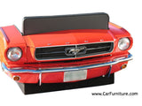 Red-1965-Ford-Mustang-Car-Front-Retro-Vintage-Couch-Sofa-Decor-www.CarFurniture.com