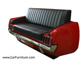 Red-1965-Ford-Mustang-Front-End-Retro-Vintage-Couch-Sofa-Decor-www.CarFurniture.com