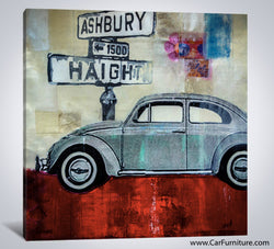 Summer Buggy VW Retro Canvas Art