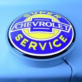 Super Chevrolet Service Backlit LED Lighted Sign